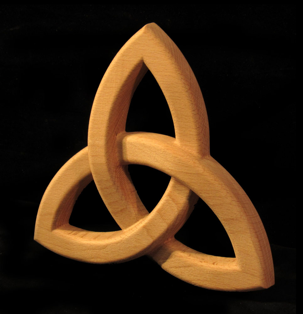 Onlay - Trinity Knot- Pierced