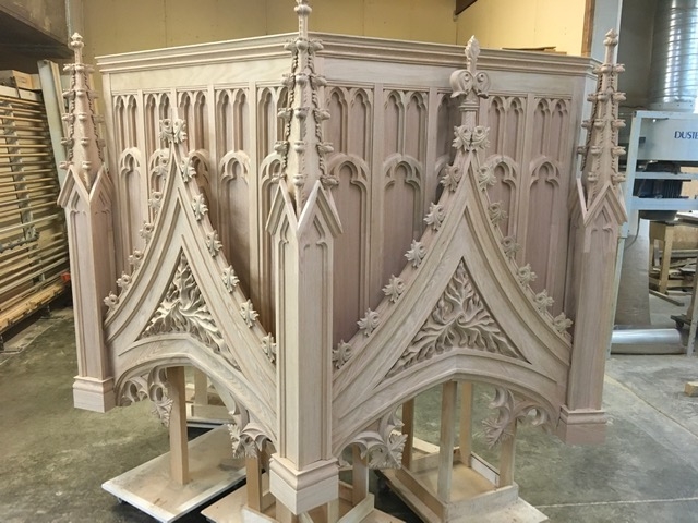 Thomas Aquinas College Chapel - Gothic Spires and Details