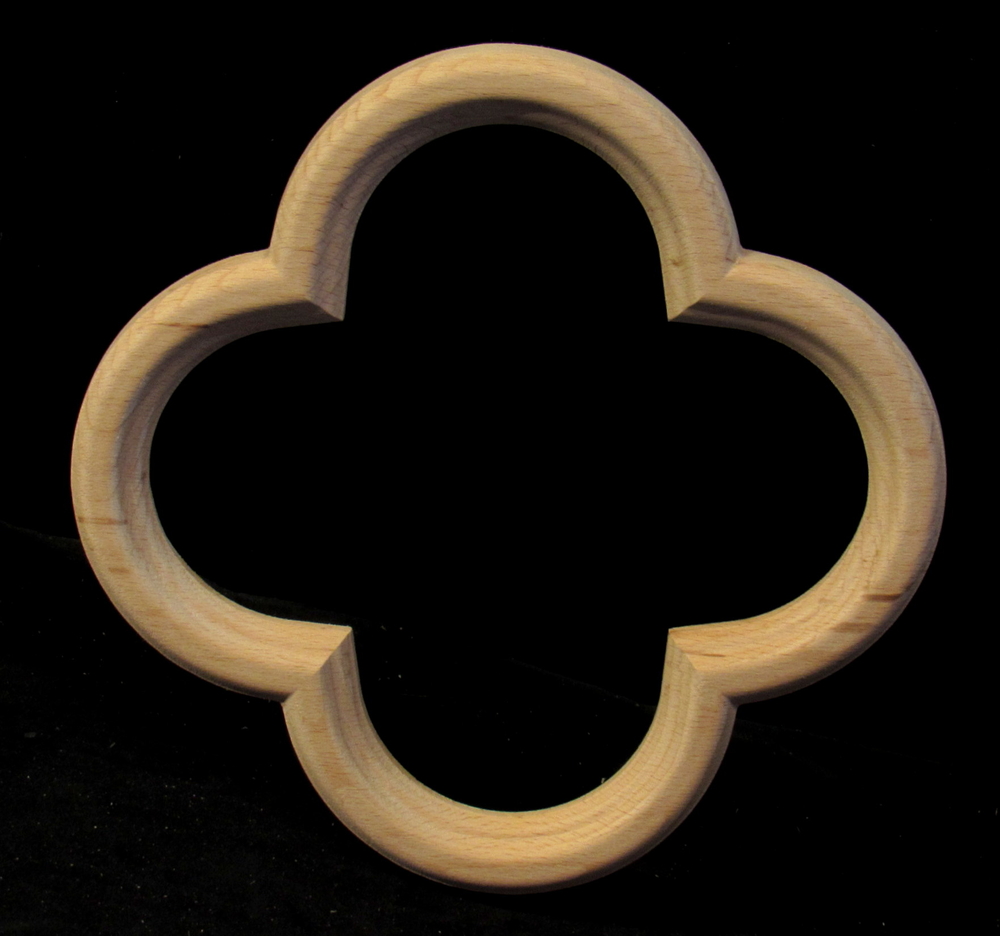 Rosette - Simple Quatrefoil Pierced