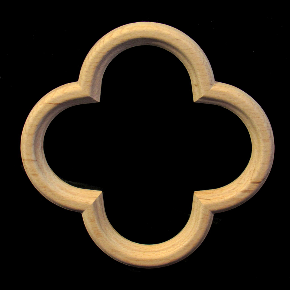 Rosette - Simple Quatrefoil Pierced