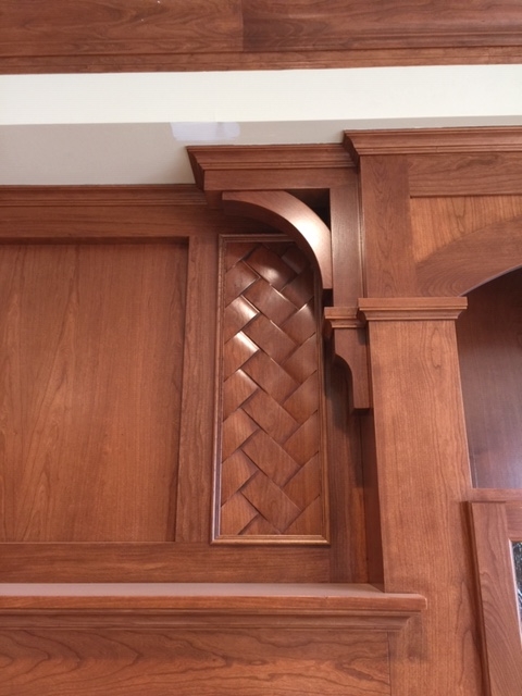 Weave Panels in Large Pilaster