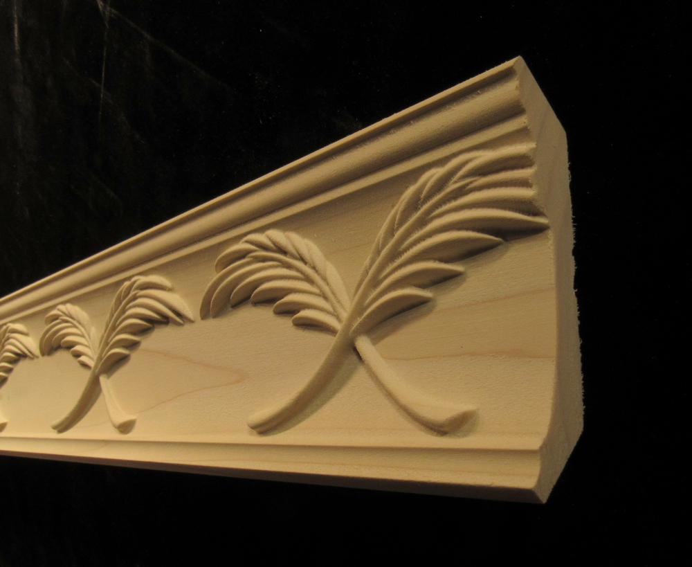 Crown Molding - Palm Leaves