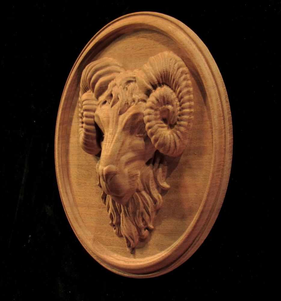 Ram Head Medallion