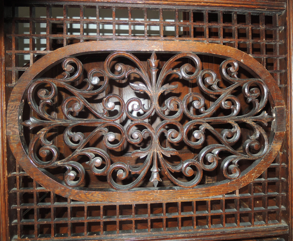 Scrolled Ironwork Panels for a Grate