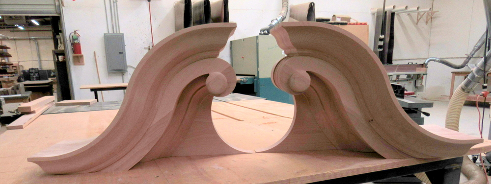 Swans Neck Pediments | Corbels , Brackets and Plinths