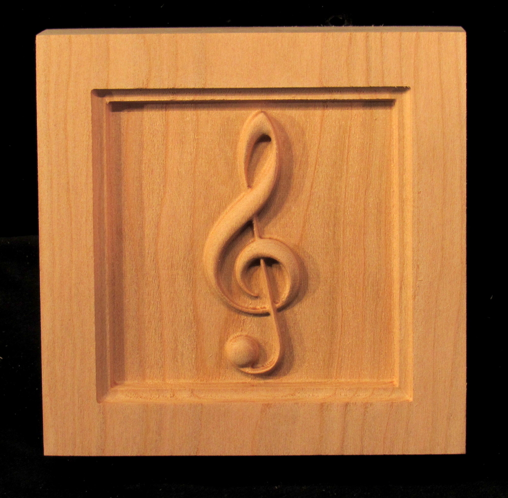 Treble Clef - Musical Note Block | Custom Blocks and Onlays