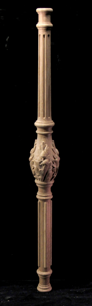 Baluster - Oak Leaves | Columns, Legs, Capitals,  Newel Posts and Balusters