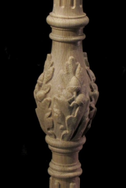 Baluster - Oak Leaves