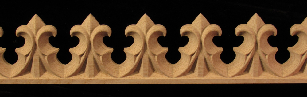 Moulding - Gothic Spire Brattishing / Crocket #3