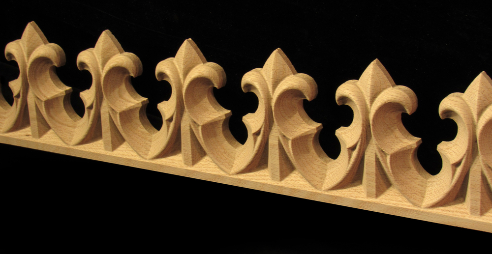 Moulding - Gothic Spire Brattishing / Crocket #3