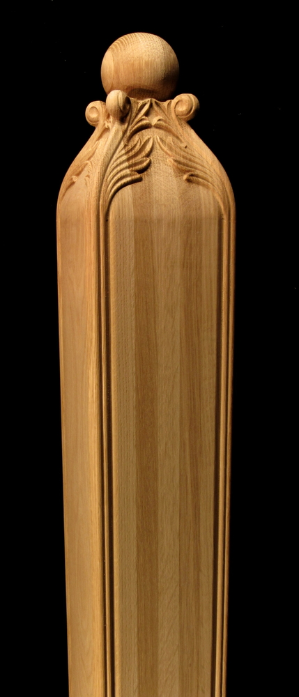 Newel Post with Ball Finial Top | Newel Posts and Balusters