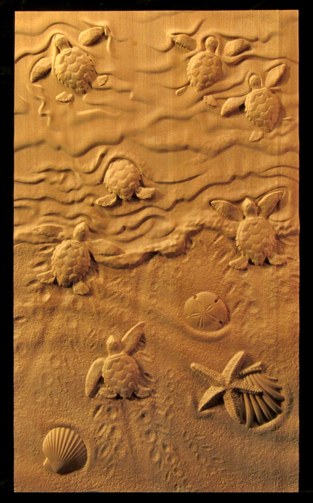 Sea Turtles at Sunrise | Animals and Landscape Panels