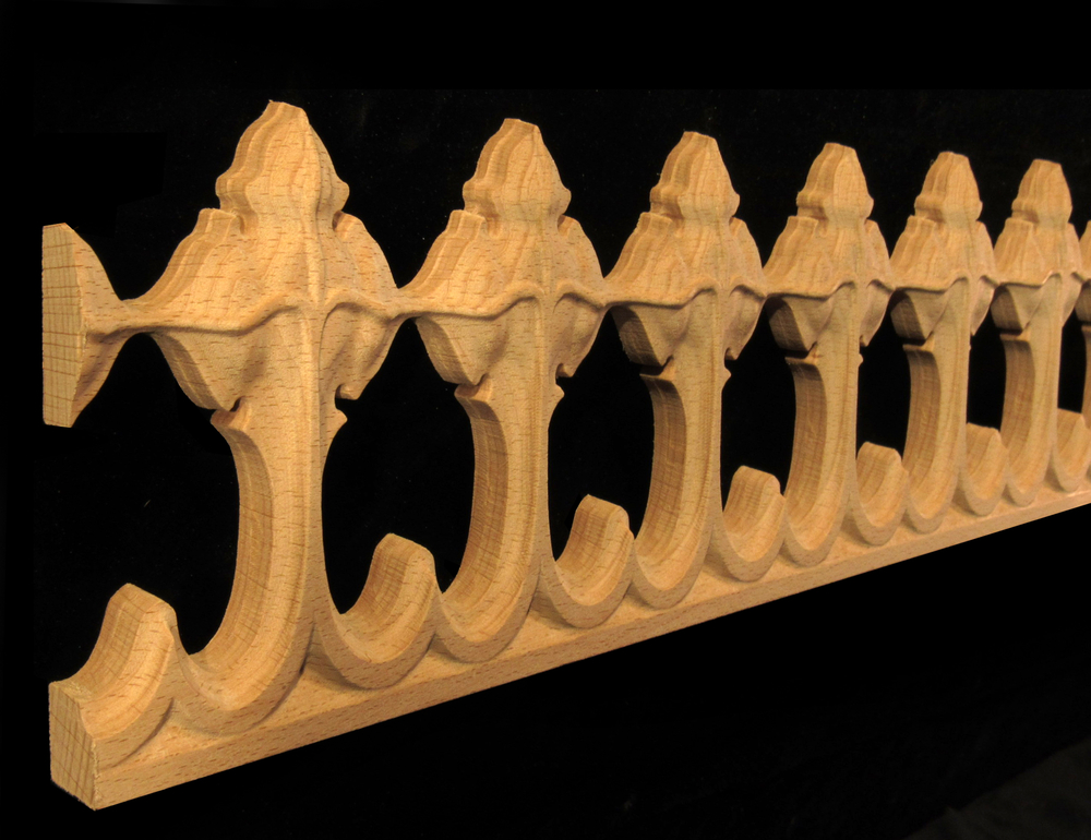 Moulding - Gothic Spire Brattishing / Crocket #2