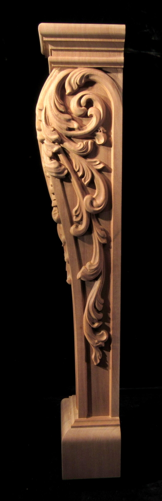 Acanthus Fireplace Leg - Chateau Leg