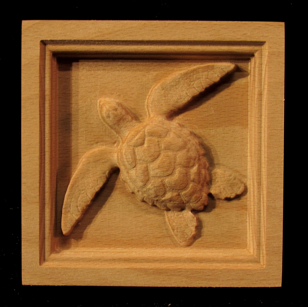 Corner Block - Sea Turtle