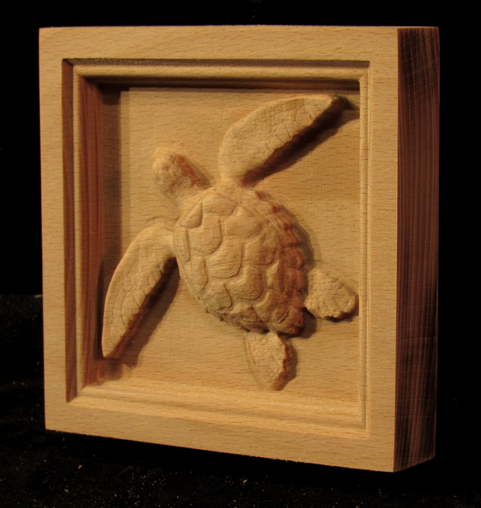 Corner Block - Sea Turtle