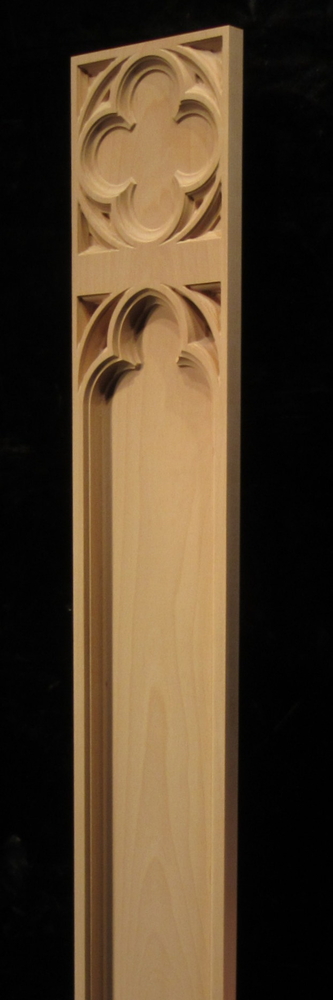 Pilaster -Gothic Quatrefoil