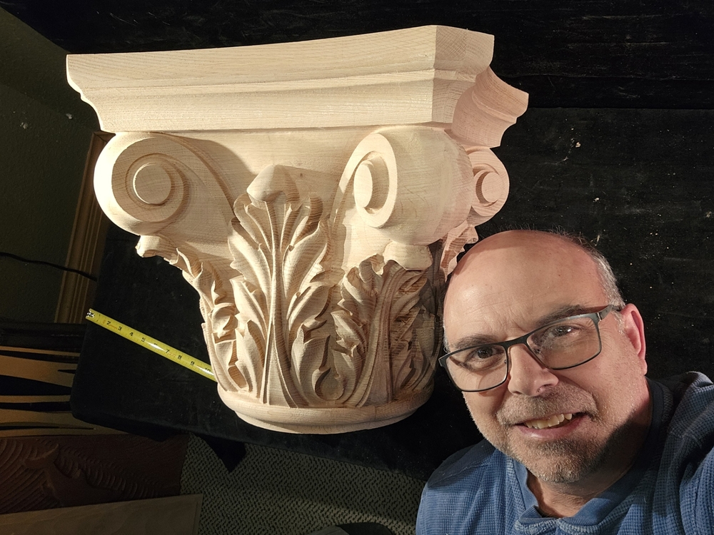 Large Corinthian Capital 16 x 16 x 16 | Columns, Legs, Capitals,  Newel Posts and Balusters