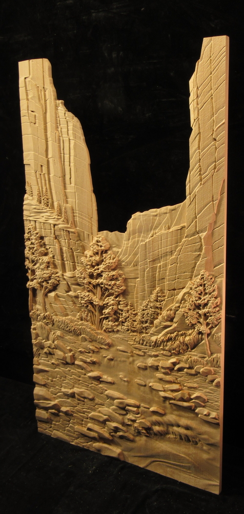 Grand Canyon Carved Relief Panel
