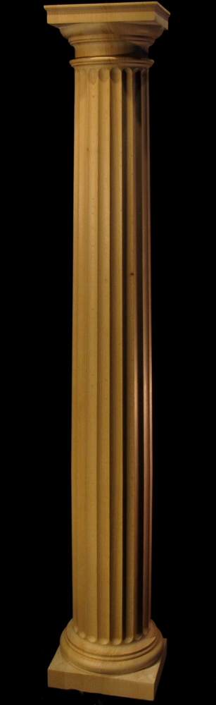 Scalloped Post - Fireplace leg | Columns, Legs, Capitals,  Newel Posts and Balusters