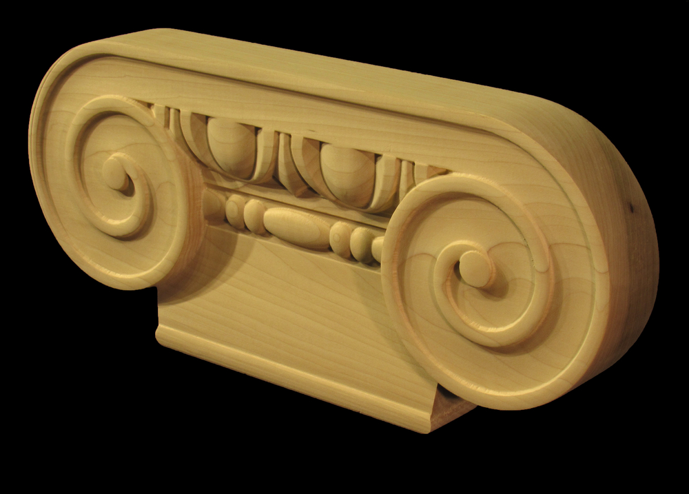 Ionic Capital - Flat Backed