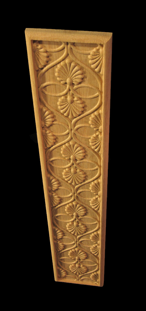 Stylized Palmette Weave Panel