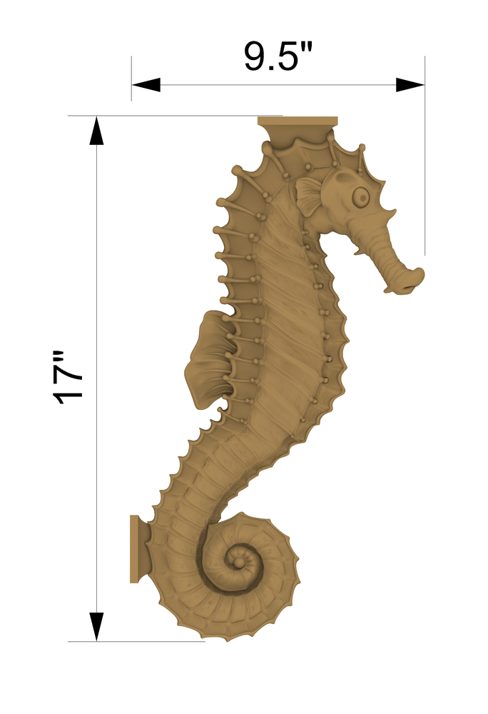 Bracket - Seahorse