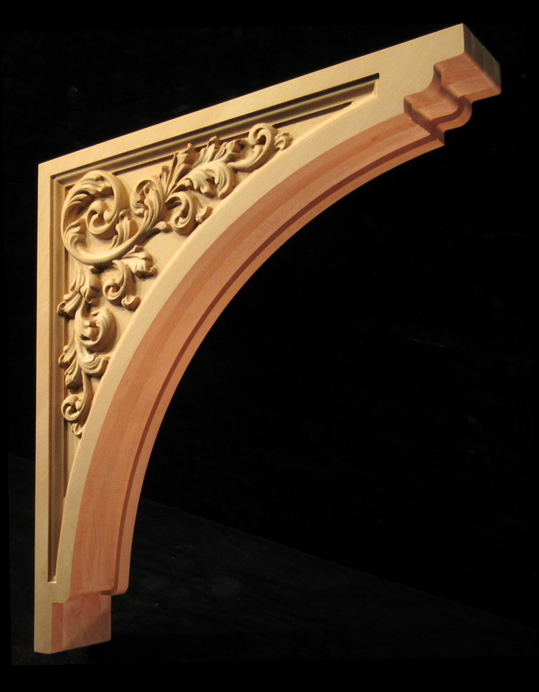 Bracket - Acanthus Whimsey - 24T x 22 x 4W