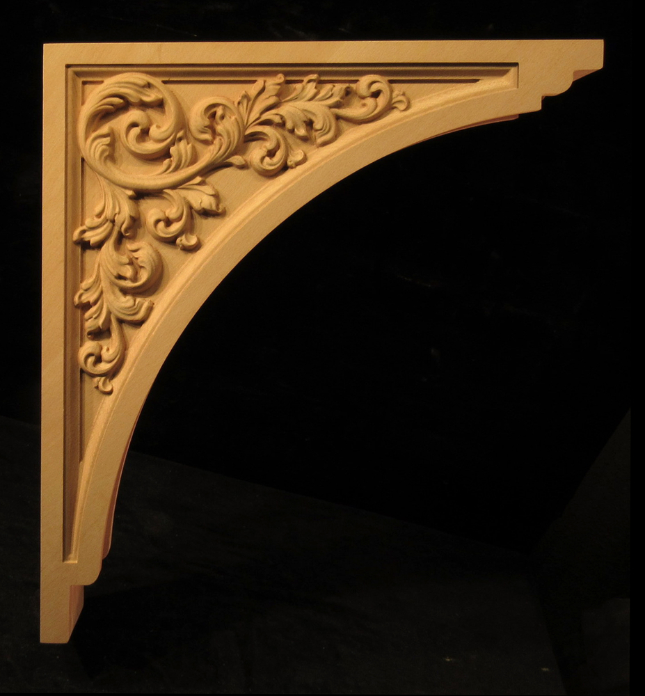 Bracket - Acanthus Whimsey - 24T x 22 x 4W
