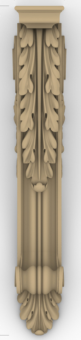 Corbel - Acanthus Long - 28