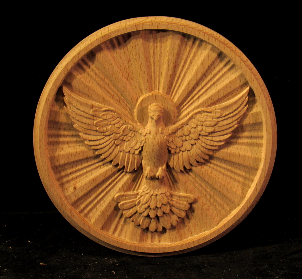 Medallion - Holy Spirit and Rays