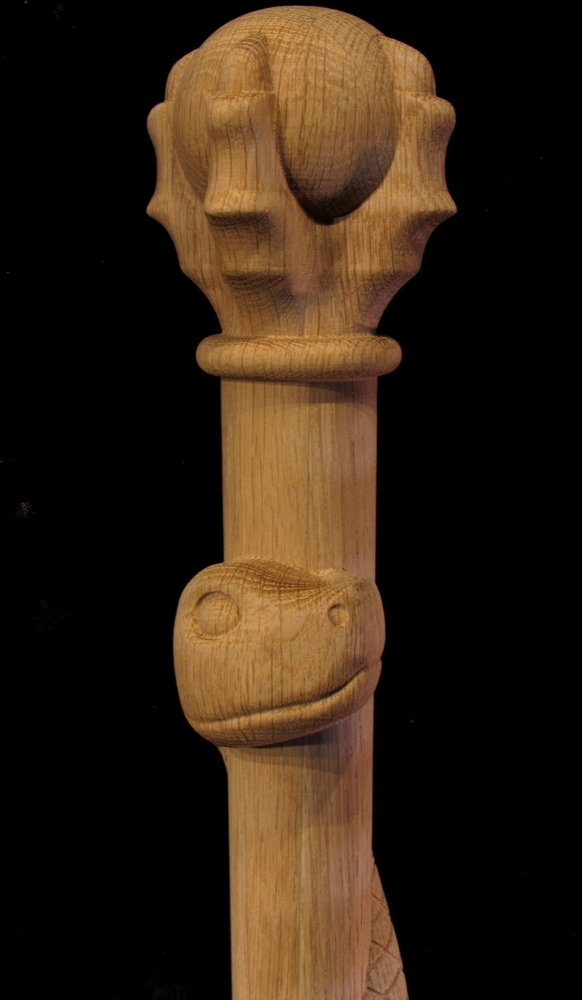 Claw Foot with Snake Walking Cane