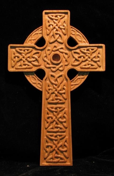 Gift - Celtic Ringed Cross - 12" Celtic, Gaelic, and Weaves