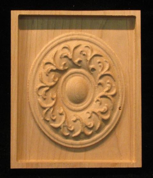 Image Corner Block - French Medallion