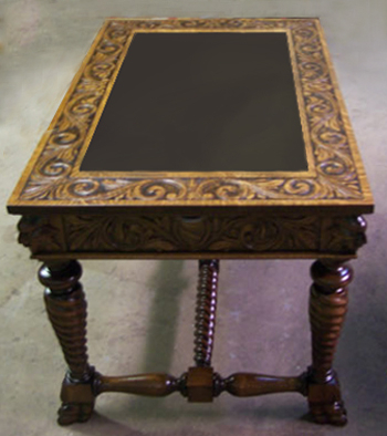 Image Antique Table Frieze - Doig Antiques, CT