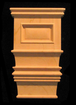 Capital - Georgian Tall | Flat-Back Decorative Wood Capitals