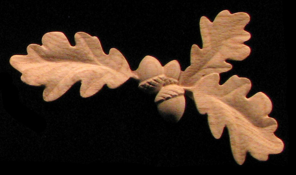 Wood Carving Custom Order - Oak Leaf & Acorns – Williams Ridge Studio