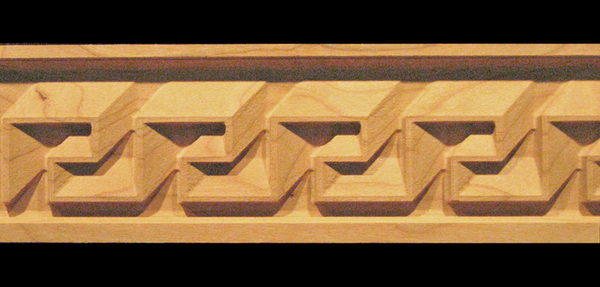 Frieze - Classic Keys Decorative Carved Wood Molding