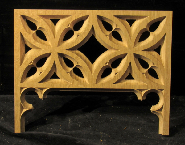 Image Gothic Rosette Tracery Panel or Screen