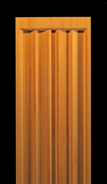 Pilaster - Folded Linen Wood Carved