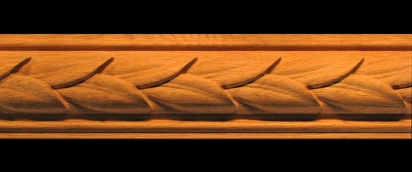 Frieze - Laurel Leaves Decorative Carved Wood Molding