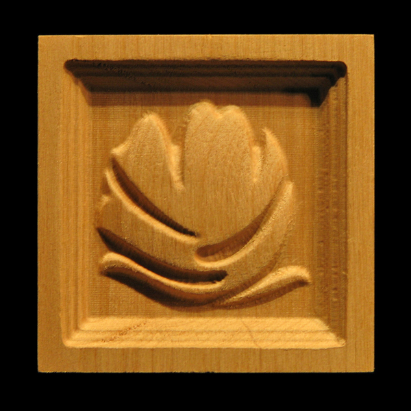 Block - Latte Swirl carved wood