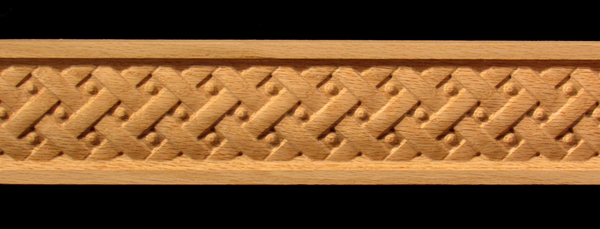 Image Frieze Moulding - Weave Pattern w Bolts