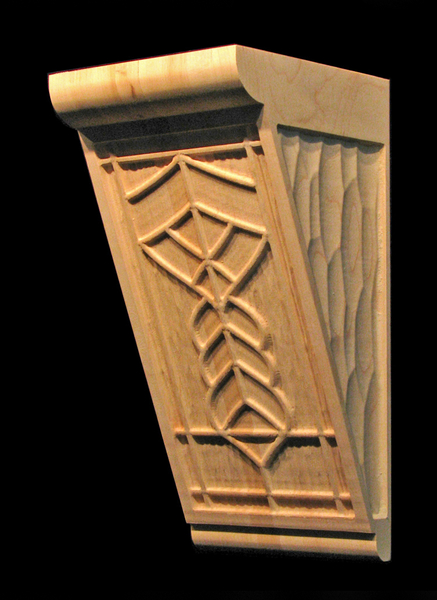 Corbel - Craftsman #1 Carved Wood