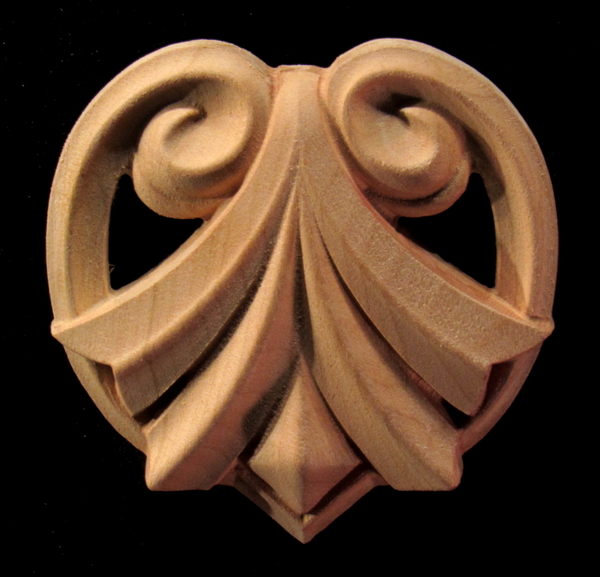 Onlay - Antigua Design Carved Wood