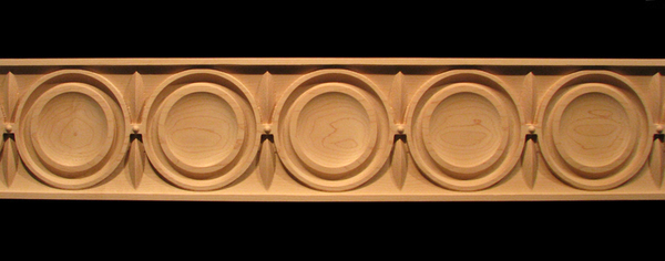 Frieze- Moderne Decorative Carved Wood Molding