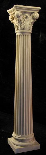 Carved Wood Column - Corinthian - 6