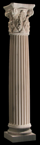 Image Full Round Column - Corinthian Column w Acanthus Capital