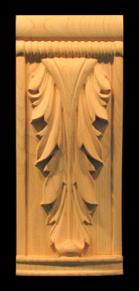 Capital - Acanthus Leaf Carved Wood