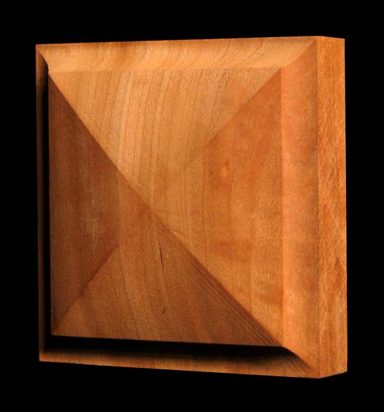 Block - Four Corners carved wood